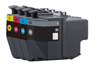 Original Brother LC3213 4 Colour High Capacity Inkjet Cartridge Multipack - (LC3213BK/C/M/Y)